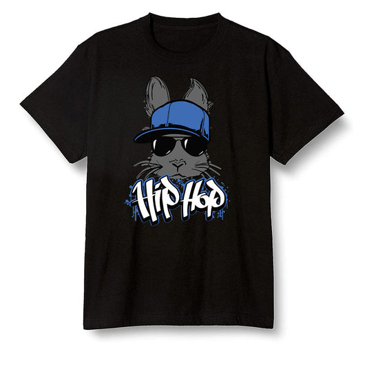 Pop Colour AJ13 Retro Black Royal - Hip Hop bunny - Black Men T-shirt