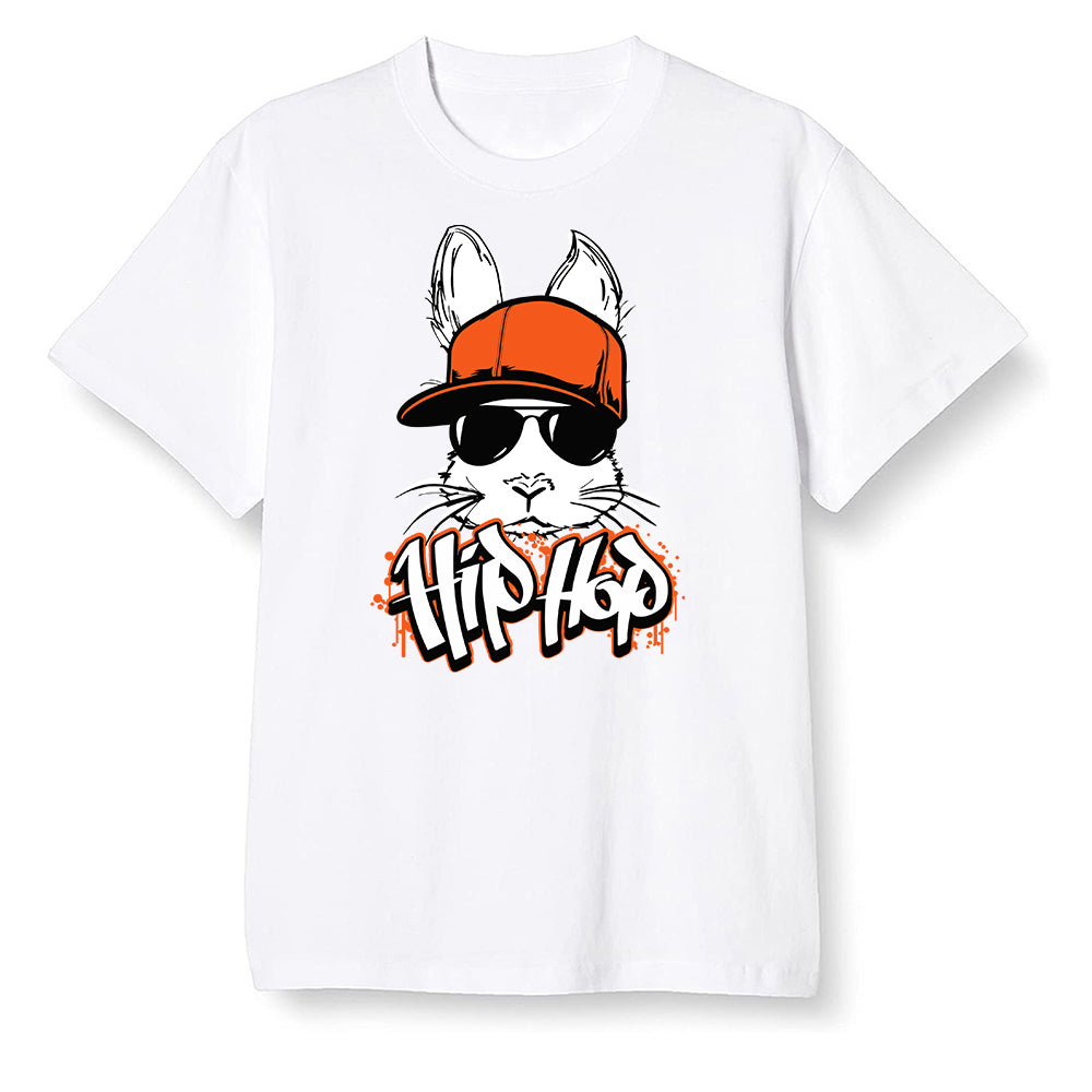 Pop Colour AJ13 Retro Starfish - Hip Hop bunny - White Men T-shirt