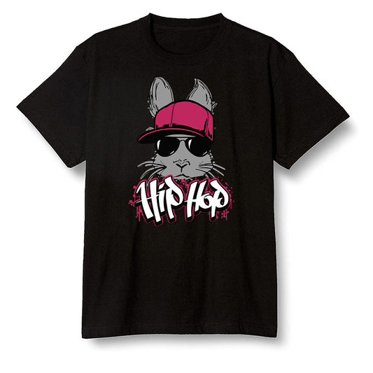 Pop Colour AJ6 Retro Bordeaux - Hip Hop bunny - Black Men T-shirt