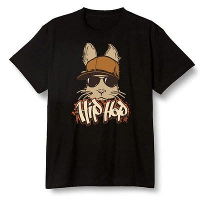 Pop Colour AJ6 Retro SP Travis Scott British Khaki - Hip Hop bunny - Black Men T-shirt