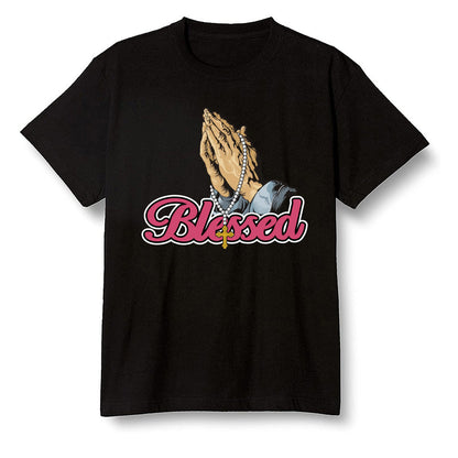 Pop Colour AJ13 Retro Gym Red Flint Grey - I Blessed - Black Men T-shirt