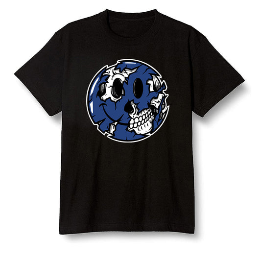 Pop Colour AJ13 Retro Flint - I Smiley Face - Black Men T-shirt