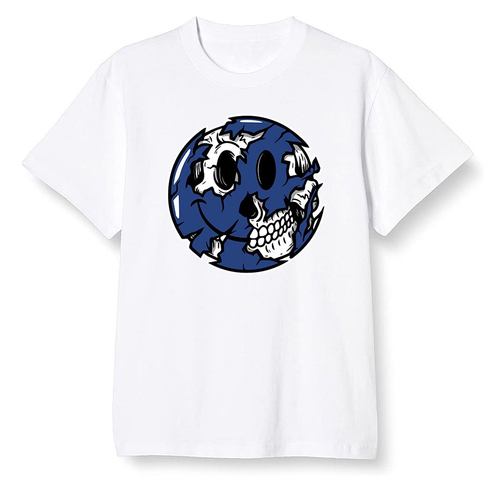 Pop Colour AJ13 Retro Flint - I Smiley Face - White Men T-shirt