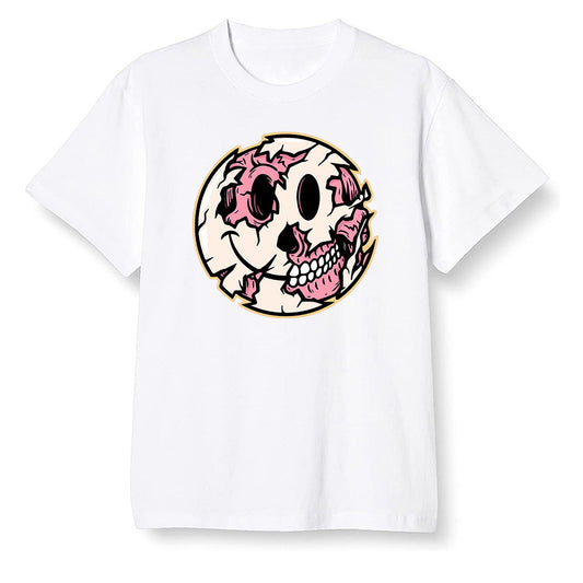Pop Colour AJ13 Retro CNY - I Smiley Face - White Men T-shirt