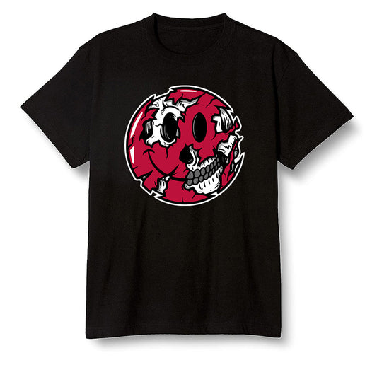 Pop Colour AJ13 Retro Gym Red Flint Grey - I Smiley Face - Black Men T-shirt