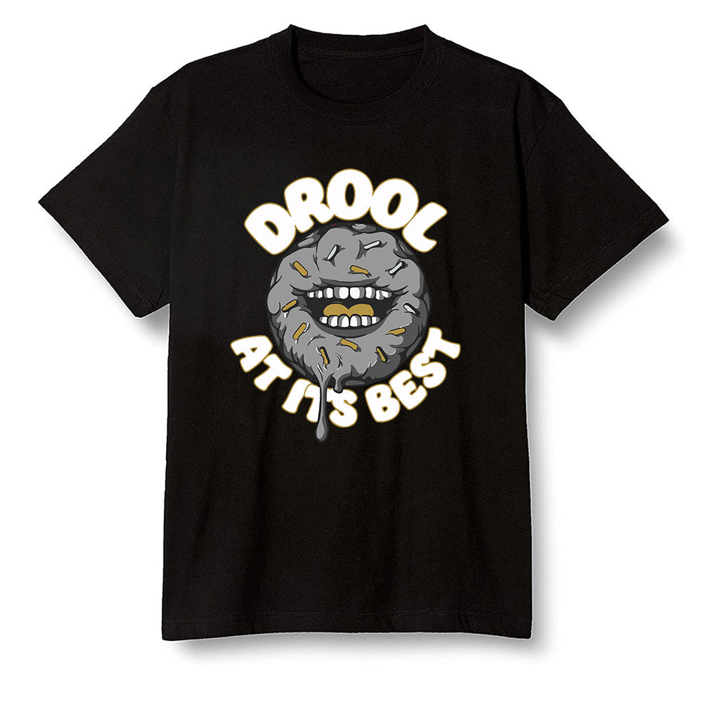Pop Colour AJ6 Retro Dmp Defining Moments - I love Donut Drool - Black Men T-shirt