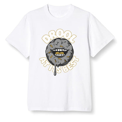 Pop Colour AJ6 Retro Dmp Defining Moments - I love Donut Drool - White Men T-shirt