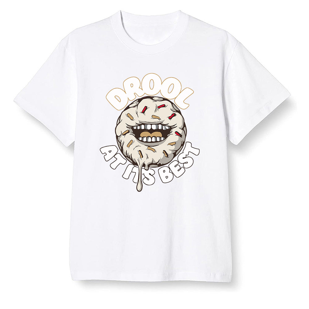 Pop Colour AJ6 Retro Quai 54 - Sail Gum - I love Donut Drool - White Men T-shirt