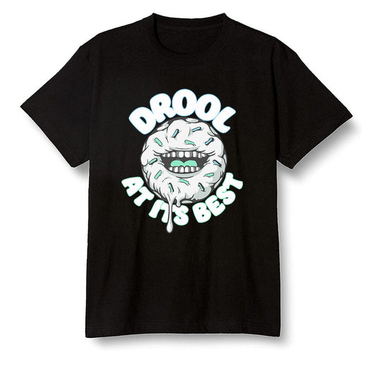Pop Colour AJ6 Tiffany Blue - I love Donut Drool - Black Men T-shirt