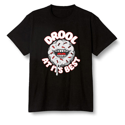 Pop Colour AJ13 Retro HE Got Game - I love Donut Drool - Black Men T-shirt