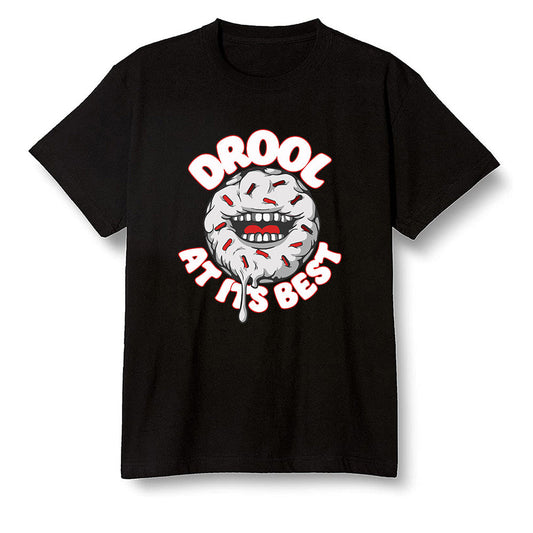 Pop Colour AJ13 Retro HE Got Game - I love Donut Drool - Black Men T-shirt