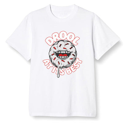 Pop Colour AJ13 Retro HE Got Game - I love Donut Drool - White Men T-shirt