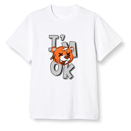 Pop Colour AJ1 Retro High OG Shattered Backboard - I'am Ok bubby bear  - White Men T-shirt