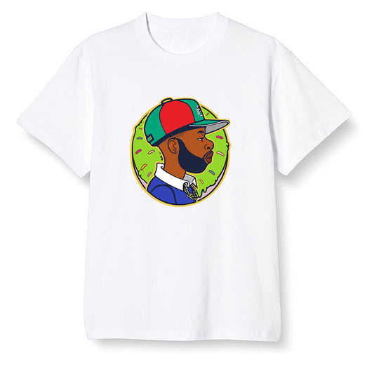 Pop Colour AJ1 Retro OG High J Balvin - Colores Y Vibras - J Dilla Donut  - White Men T-shirt