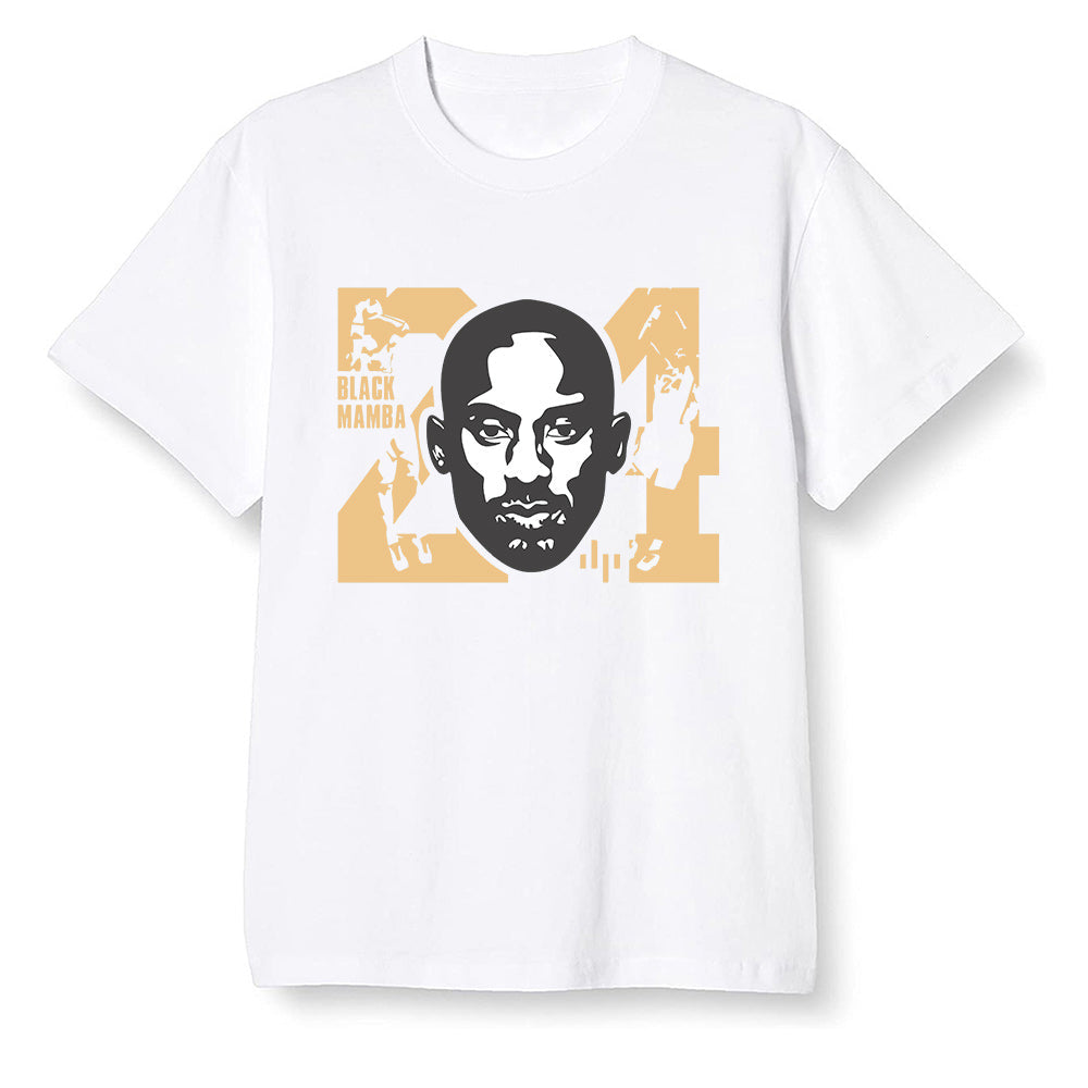 Pop Colour AJ1 Retro High OGetallic Gold - Kobe Bryant - White Men T-shirt