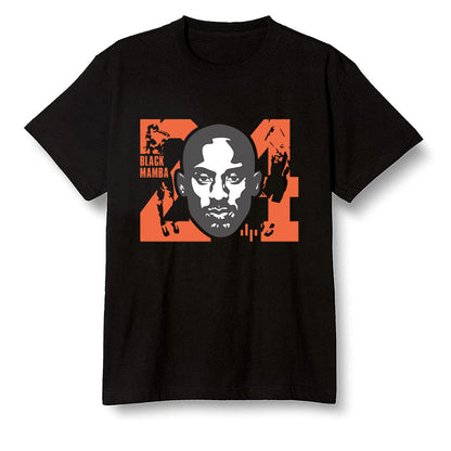Pop Colour AJ1 Retro High OG Electro Orange - Kobe Bryant - Black Men T-shirt