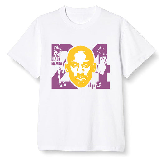 Pop Colour AJ1 Retro High OG Brotherhood - Kobe Bryant - White Men T-shirt
