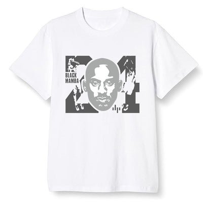 Pop Colour AJ1 High OG Silver TOE - Kobe Bryant - White Men T-shirt