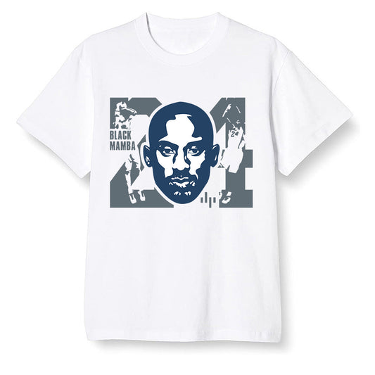 Pop Colour AJ13 Retro Flint - Kobe Bryant - White Men T-shirt