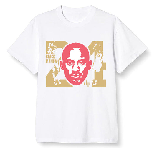 Pop Colour AJ13 Retro CNY - Kobe Bryant - White Men T-shirt