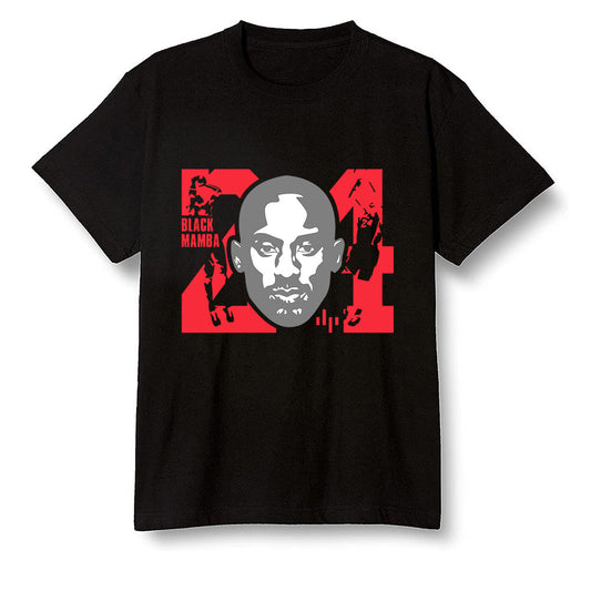 Nike Pop Colour AJ6 Retro Reflective Infrared - Kobe Bryant - Black Men T-shirt