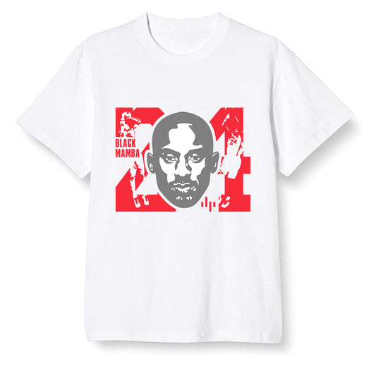 Nike Pop Colour AJ6 Retro Reflective Infrared - Kobe Bryant - White Men T-shirt