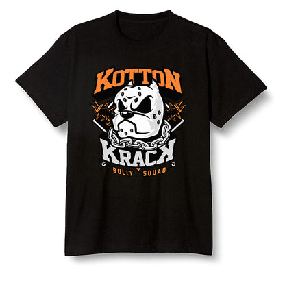 Pop Colour AJ1 Retro High OG Electro Orange - Kotton Krack  - Black Men T-shirt