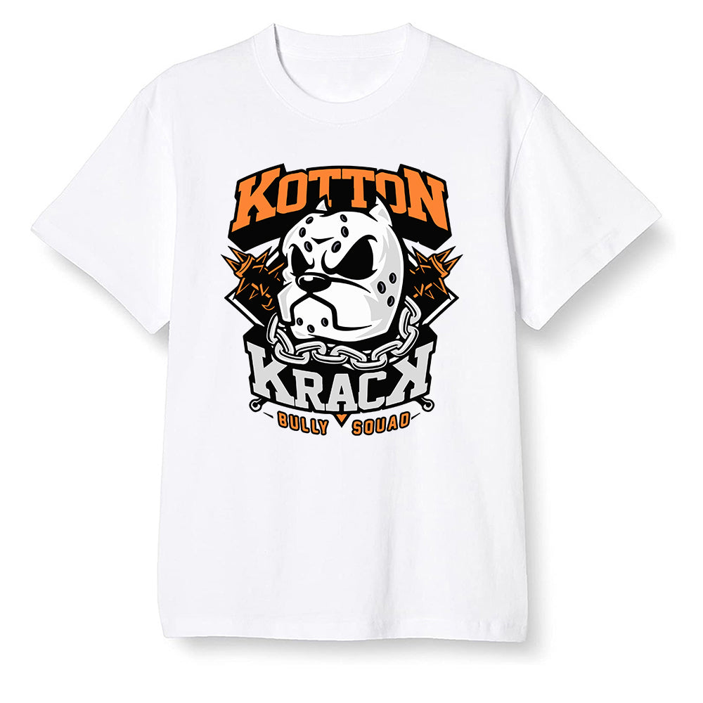 Pop Colour AJ1 Retro High OG Electro Orange - Kotton Krack  - White Men T-shirt