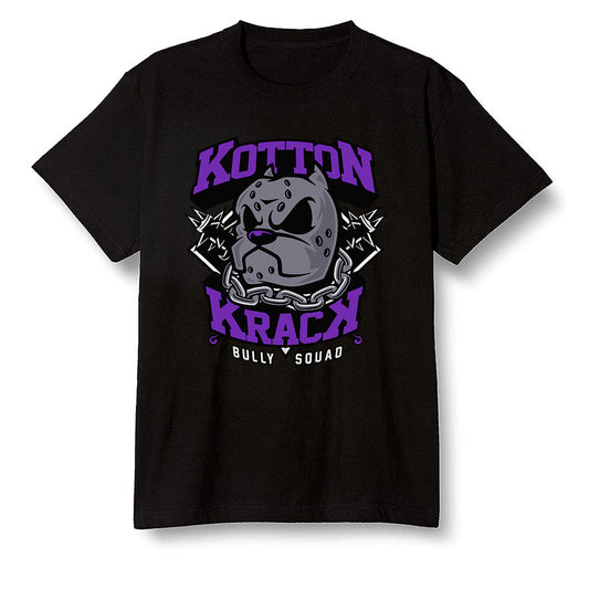 Pop Colour AJ13 Retro Court Purple - Kotton Krack - Black Men T-shirt