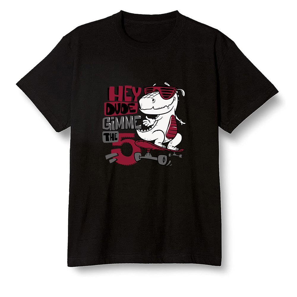 Pop Colour AJ1 Low Black Toe - Let's skate  - Black Men T-shirt