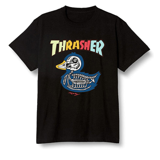 Pop Colour AJ1 Retro High OG Tokyo Bio Hack - Little duck  - Black Men T-shirt