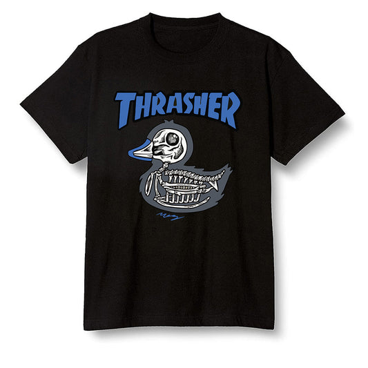 Pop Colour AJ13 Retro Black Royal - Little duck - Black Men T-shirt
