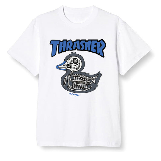 Pop Colour AJ13 Retro Black Royal - Little duck - White Men T-shirt