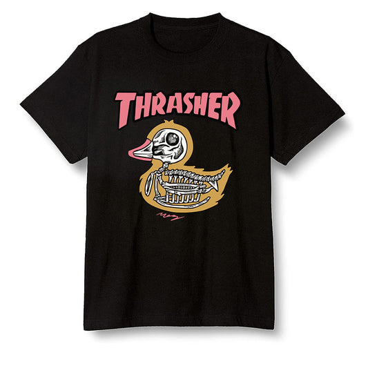 Pop Colour AJ13 Retro CNY - Little duck - Black Men T-shirt