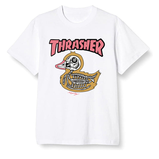 Pop Colour AJ13 Retro CNY - Little duck - White Men T-shirt