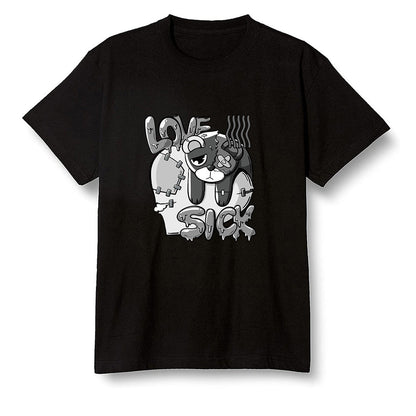 Pop Colour AJ1 Retro High OG Shadow 2.0 - Love Sick  - Black Men T-shirt