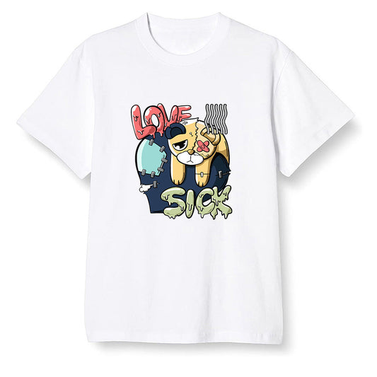 Pop Colour AJ1 Retro High OG Tokyo Bio Hack - Love Sick  - White Men T-shirt