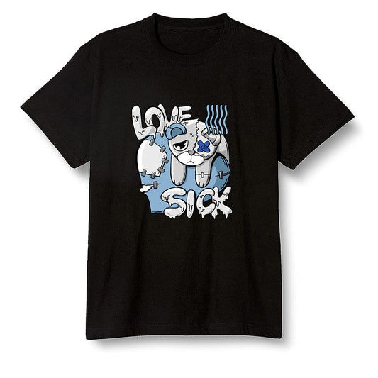 Pop Colour AJ1 Retro High OG Hyper Royal - Love Sick  - Black Men T-shirt