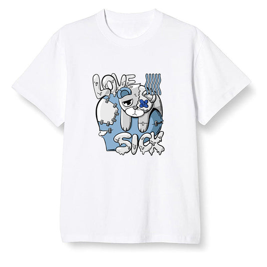 Pop Colour AJ1 Retro High OG Hyper Royal - Love Sick  - White Men T-shirt