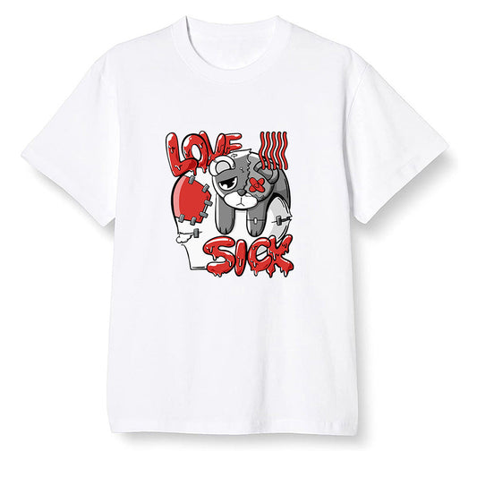 Pop Colour AJ1 Retro High OG Origin Story - Love Sick  - White Men T-shirt