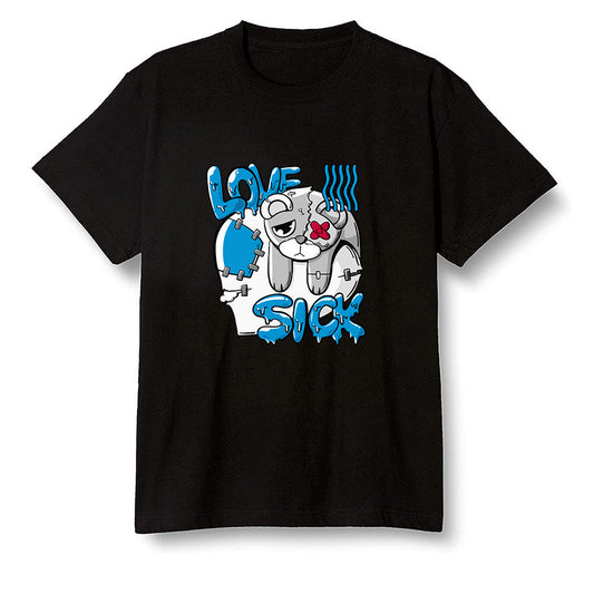 Pop Colour AJ1 NRG Joint Model - UNC - Love Sick  - Black Men T-shirt