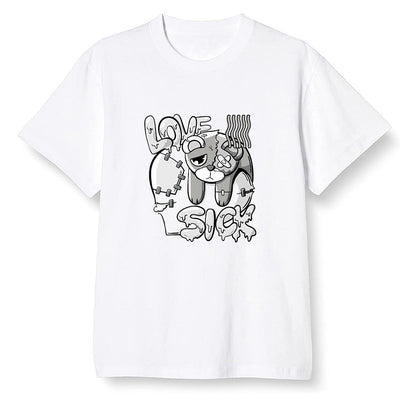 Pop Colour AJ1 Retro High '85 OG Neutral Grey - Love Sick  - White Men T-shirt