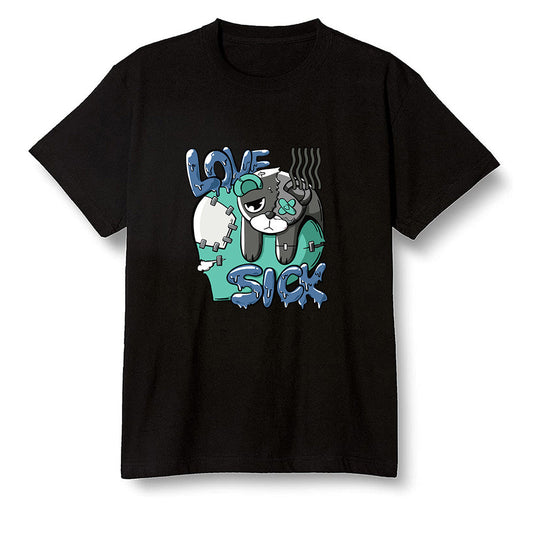 Pop Colour AJ1 High OG TIE DYE - Love Sick  - Black Men T-shirt