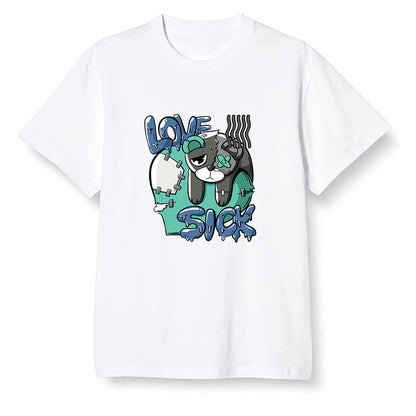 Pop Colour AJ1 High OG TIE DYE - Love Sick  - White Men T-shirt
