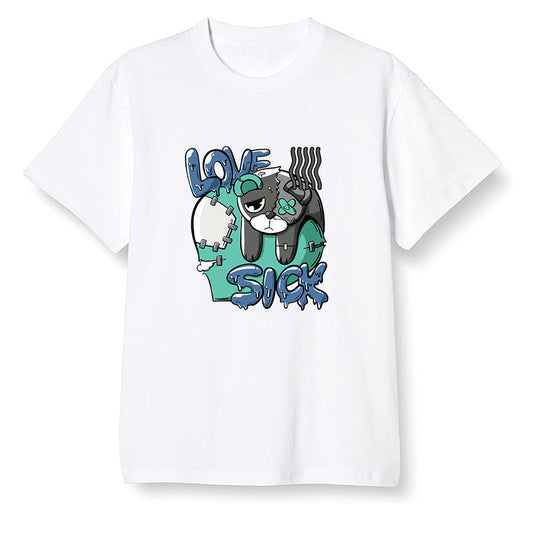 Pop Colour AJ1 High OG TIE DYE - Love Sick  - White Men T-shirt