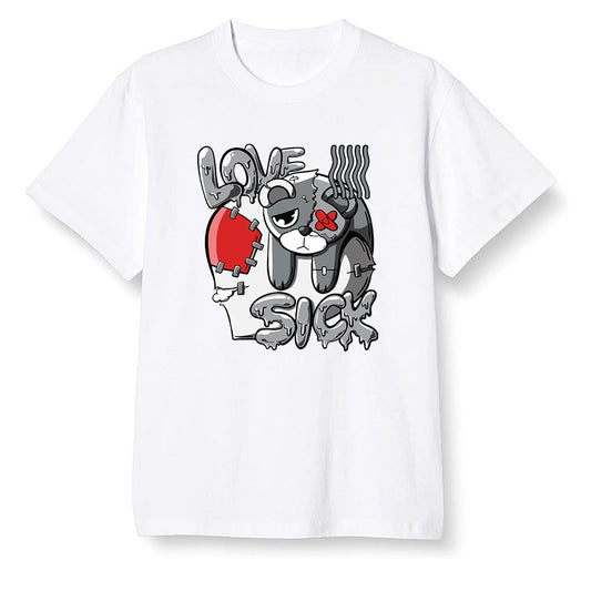 Pop Colour AJ13 Retro HE Got Game - Love Sick - White Men T-shirt