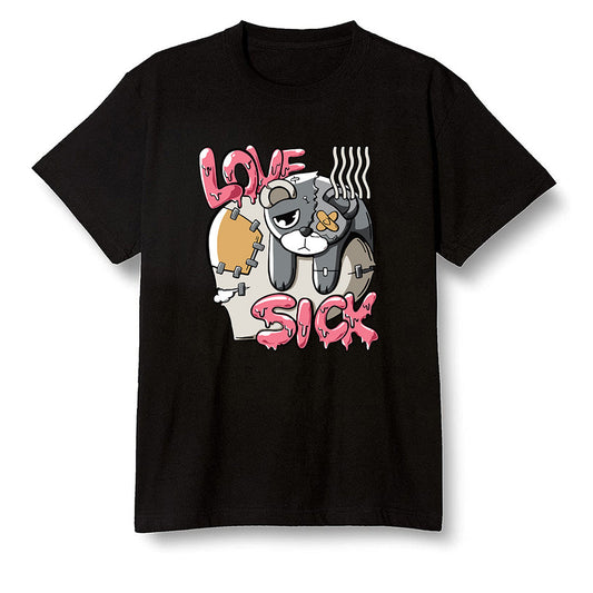 Pop Colour AJ13 Retro CNY - Love Sick - Black Men T-shirt
