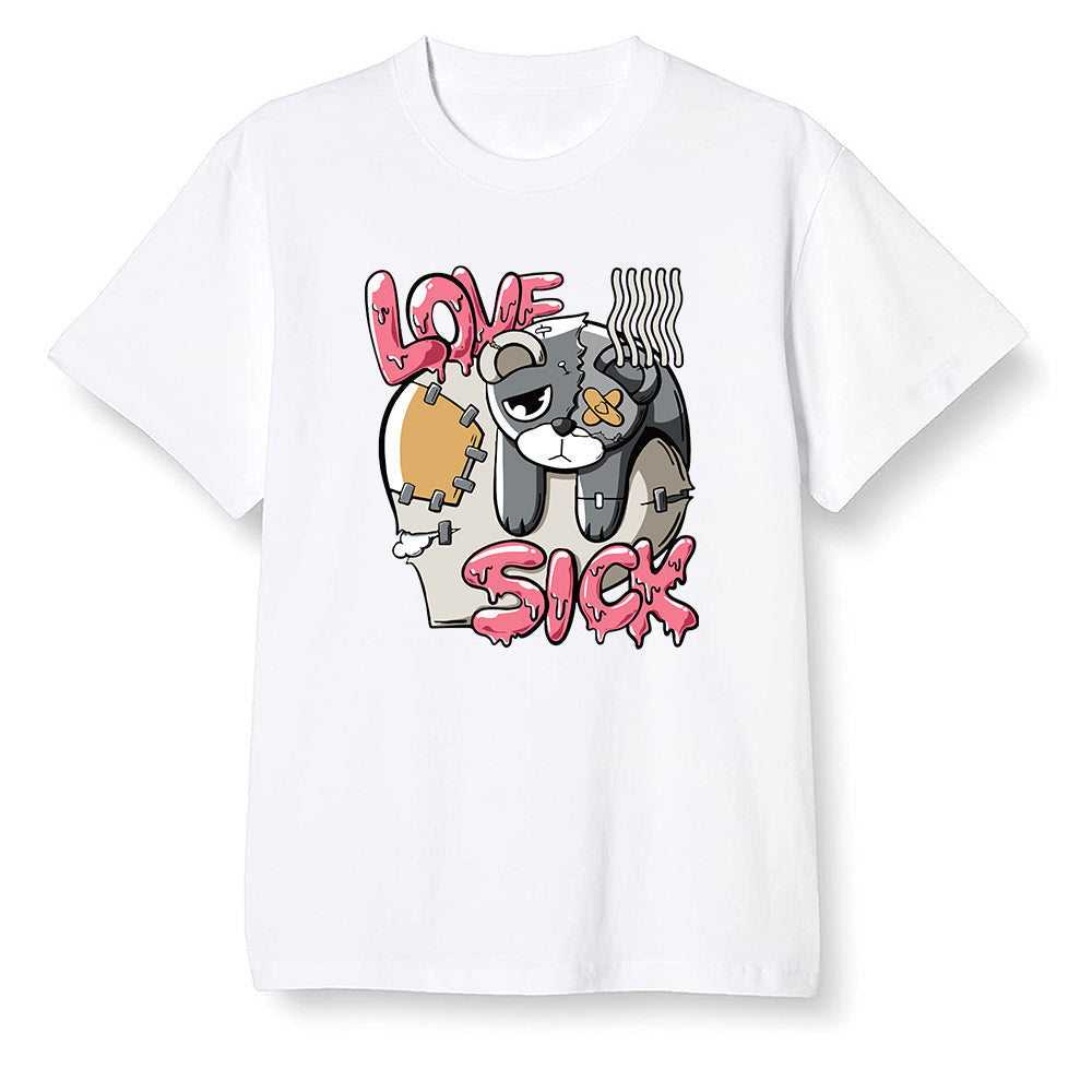 Pop Colour AJ13 Retro CNY - Love Sick - White Men T-shirt