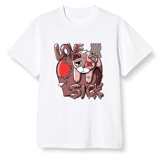 Pop Colour AJ6 Retro NRG Rust Pink - Love Sick - White Men T-shirt