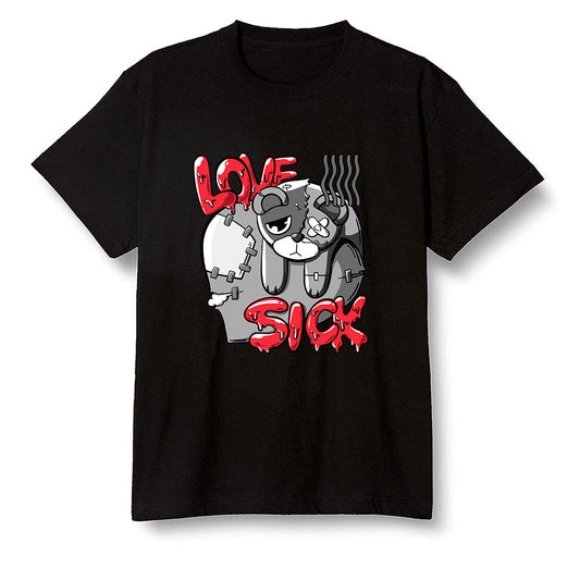 Nike Pop Colour AJ6 Retro Reflective Infrared - Love Sick - Black Men T-shirt
